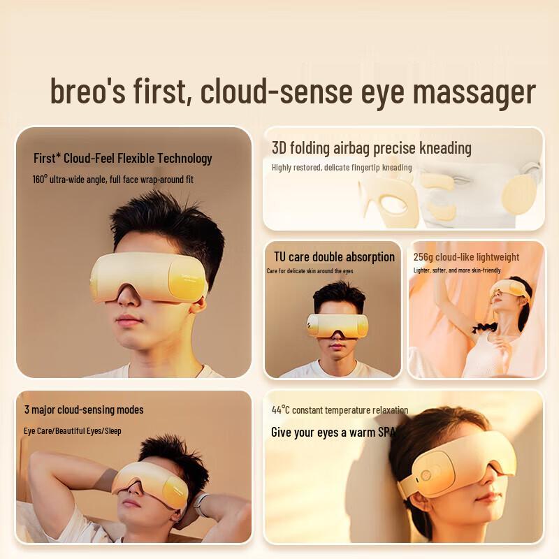 Breo Smart Eye Massager with Heat Compression