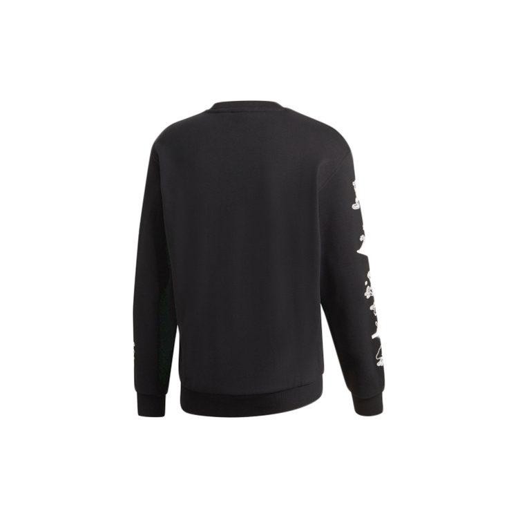 adidas X Disney Sweatshirts Men's Black Crew Neck Moderate Regular GD6025