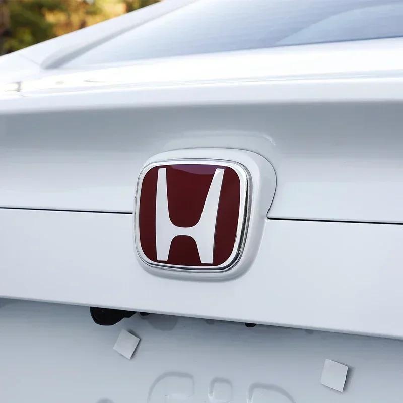 PLXI9 Car Front Hood Rear Trunk Emblem Cover Stickers for Honda Civic Accord 10th City Odyssey 8th HRV CRV Pilot Fit Jazz Inspire CRZ