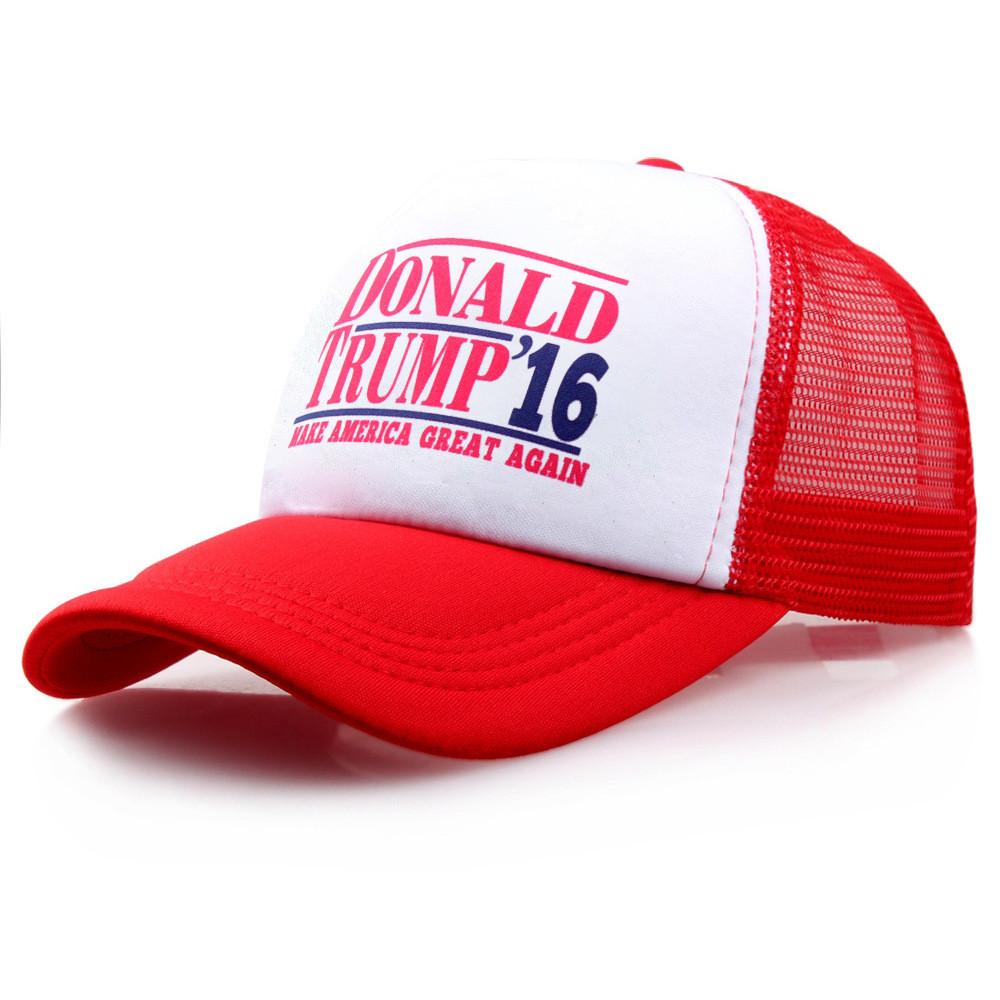 Printing Letter Hat Donald Trump Republican Adjustable Mesh Cap Fashion Gift