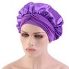 Sleep Cap Satin Bonnet Night for Head Cover Wide Elastic Band Sleeping Soft Adjustable Ribbon Strap Hair Turbans for Wom