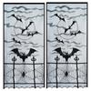 Halloween Tablecloth and Light Covers Set For Dining Table Mantels Holiday Decorations Washable Table Runner Lampshade