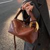 Women Small Soft Faux Suede Pillow Handbag 2026 Winter Simple Simple Short Handle Crossbody Bag for Female Fashiable Urban