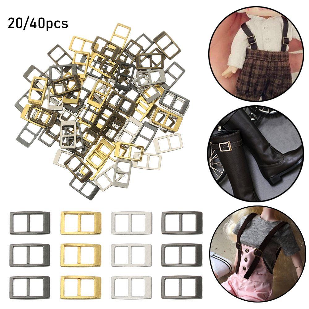 Quality Stuffed Toys 4 Colors Diy Dolls Buckles Doll Bags Accessories Tri-glide Buckle Belt Buttons