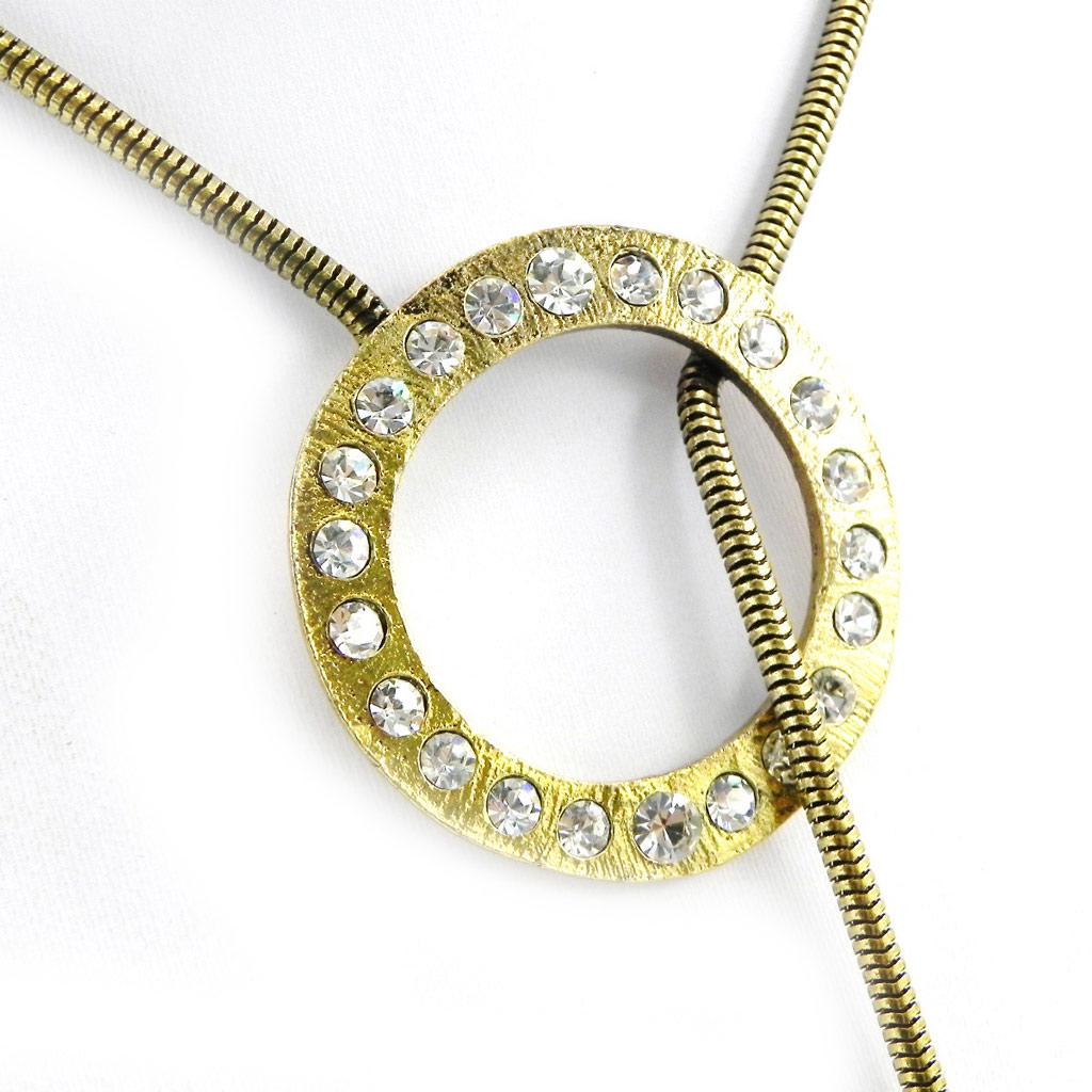 Les Trésors De Lily [C7688] - Collier Sautoir Créateur 'Queen' Doré