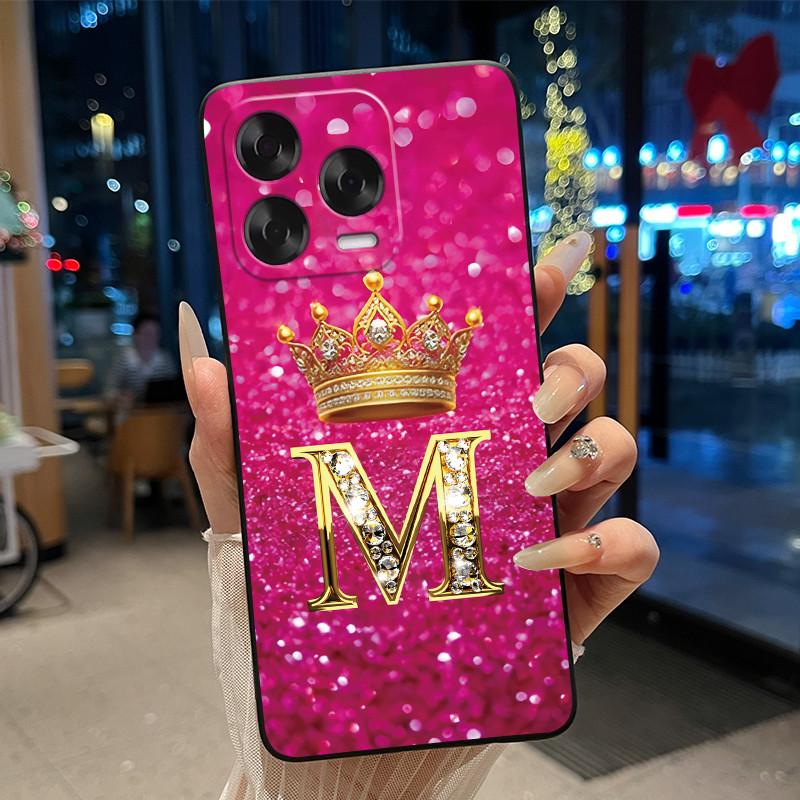 Case For ZTE Blade V70 Vita/Nubia V70 Design Soft Silicone Black Case Shockproof Beautiful Trendy Crown Letter Pattern Shell