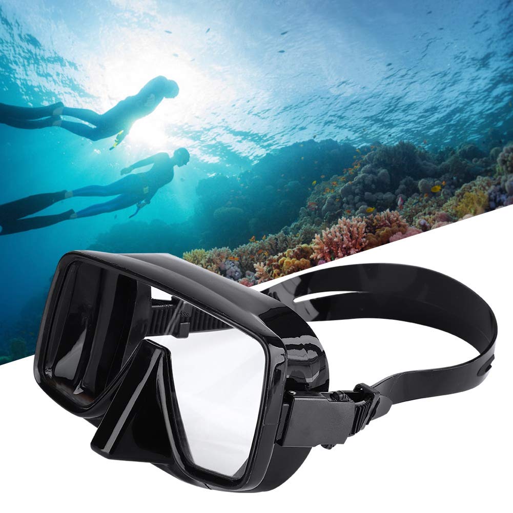 Urhomy Underwater Swim Diving Wide Field of Tempered Glass Adjustable Perfect for Summer Competitive Underwater Adult Goggles, Goggles, Goggles,