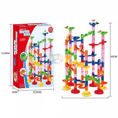 Early Education 3D Maze Track DIY Building Blocks Set, 105 Pieces