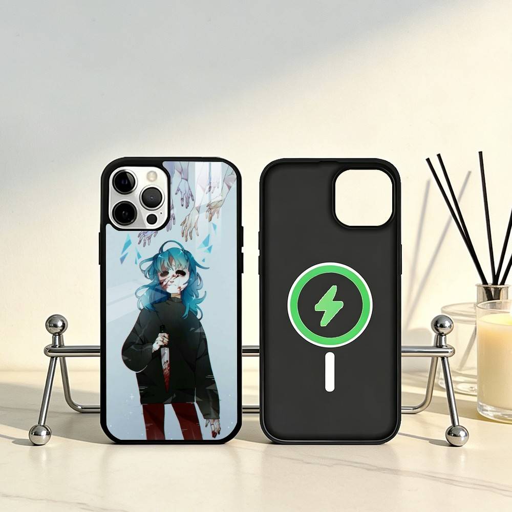 Game Sally Face Phone Case For iPhone17,16,15,14,13,12,11 Plus,Pro Max Magnetic For Magsafe Wireless Charging