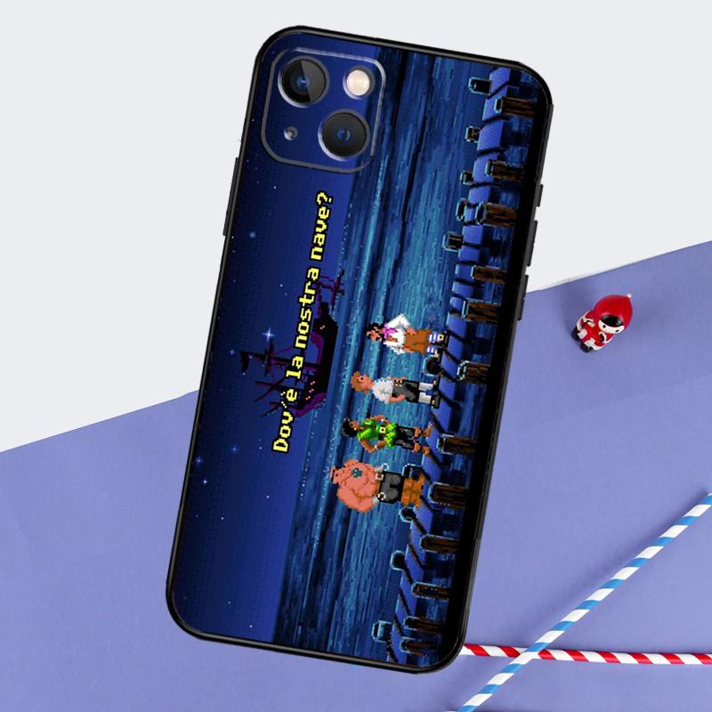 Monkey Island Print Soft Case For iPhone 16 15 14 13 12 11 Pro Max XS X XR 7 8 Plus 13 12 Mini Protection Cover