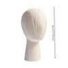 Fiberglass Mannequin Head Display BaseGrain Finish Stand Sturdy