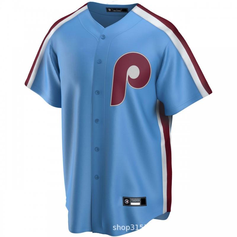 Philadelphia Phillies MLB Baseball Jersey T-Shirt Unisex Short Sleeve Embroidered Fan Apparel