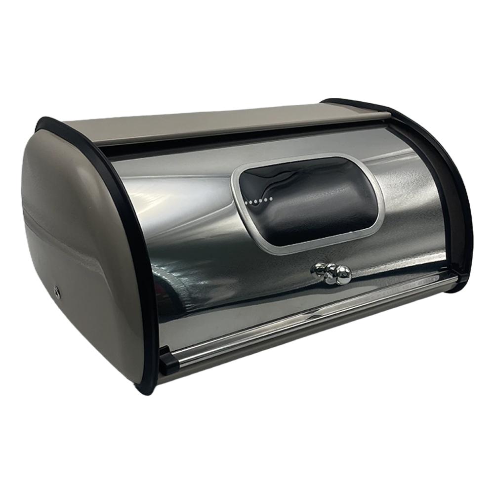 Roll Top Bread Bin Large Capacity Bread Box For Entrance Pantry Farmhouse Bread Storage Box Healthy Lifestyle Tool