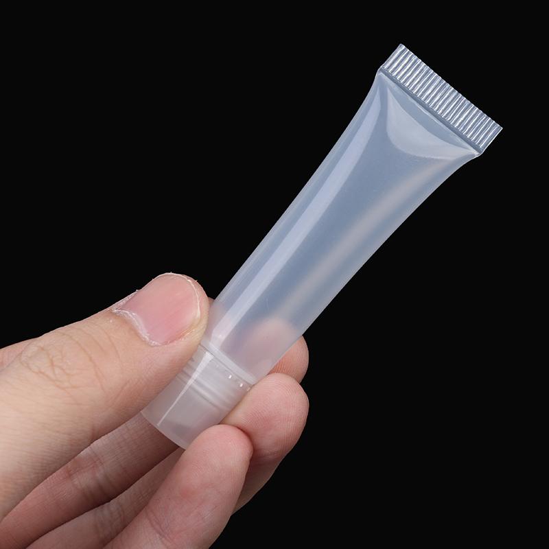 8/10/15Ml Leere Lippenstift Tube Lip Balm Soft Tube Squeeze Klar Lip Gloss Flasche