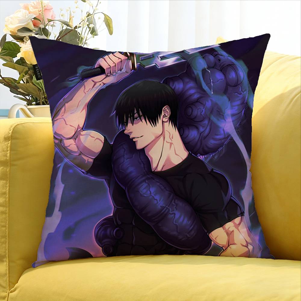 Toji Fushiguro Jujutsu Kaisen Mondo Varie Misure Federa Quadrata Per Auto Casa Camera da Letto Decorazione
