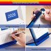 2026 Jahr des Pferdes Acryl-Schreibtischkalender - Einfacher Ins-Stil, Anpassbares Büro-Ornament