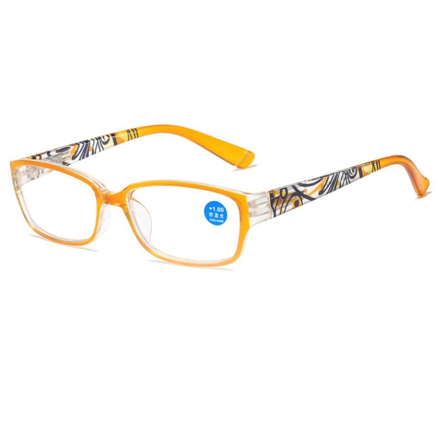 Reading Glasses Retro Oval Shaped Glasses Anti Blue Light Glasses Fashionable Personalized Black Thin Border Plain Face Eyewear