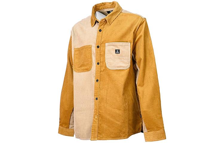 Converse Shirts Men s Khaki Lapel Moderate Workwear 10023519-A03 XL