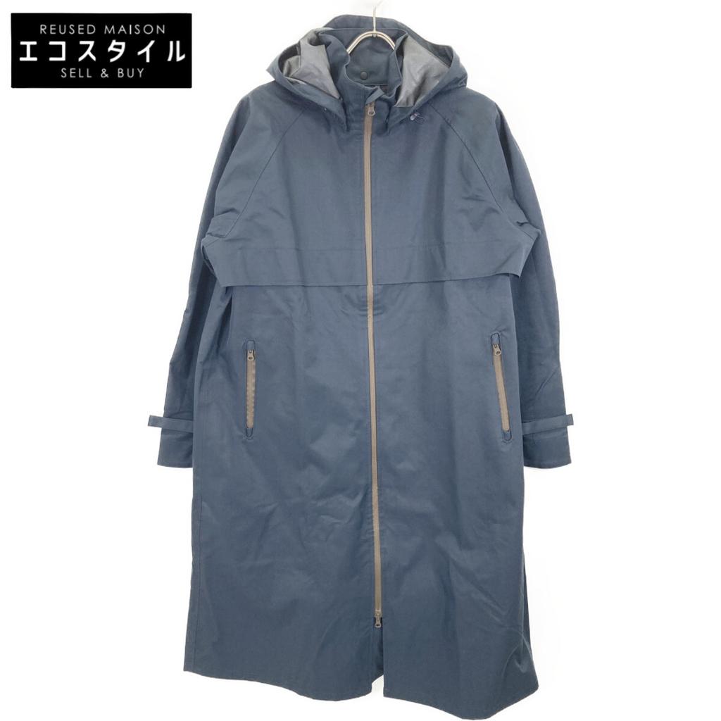 EQULIBERTA [EQULIBERTA] Navy High-Performance Riding Raincoat coat M NavyUsed