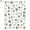 Niedlichen Panda Blatt Design Nagel Aufkleber Dekorative Paste Leicht Selbst-Adhesive DIY Papier Nail art Aufkleber Nagel