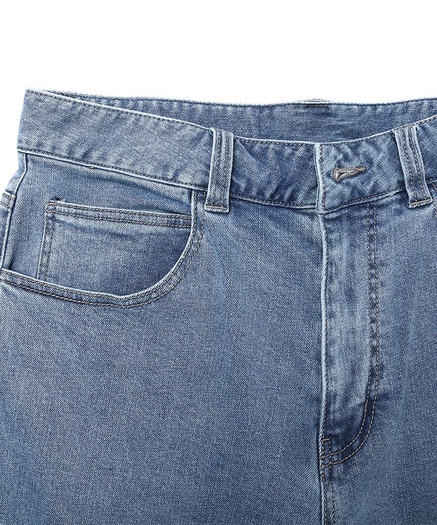 UCLA Unisex Basic Washed Wide Denim Pants [Indigo](Uz9Dp8A_04)