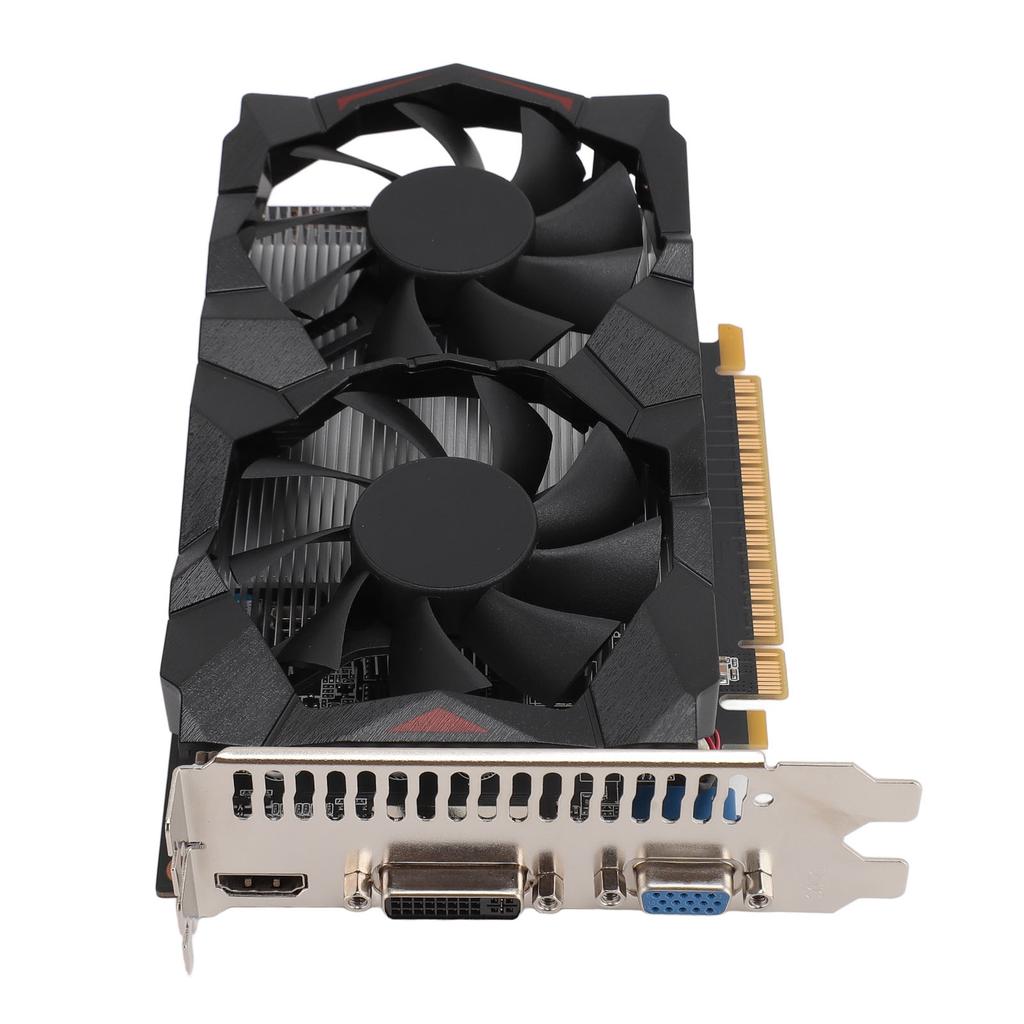 4GD5 PCI Express Graphics Card 4GB GDDR5 128bit Dual Fan HD Desktop Computer Graphics Card Efficient Quiet Gaming