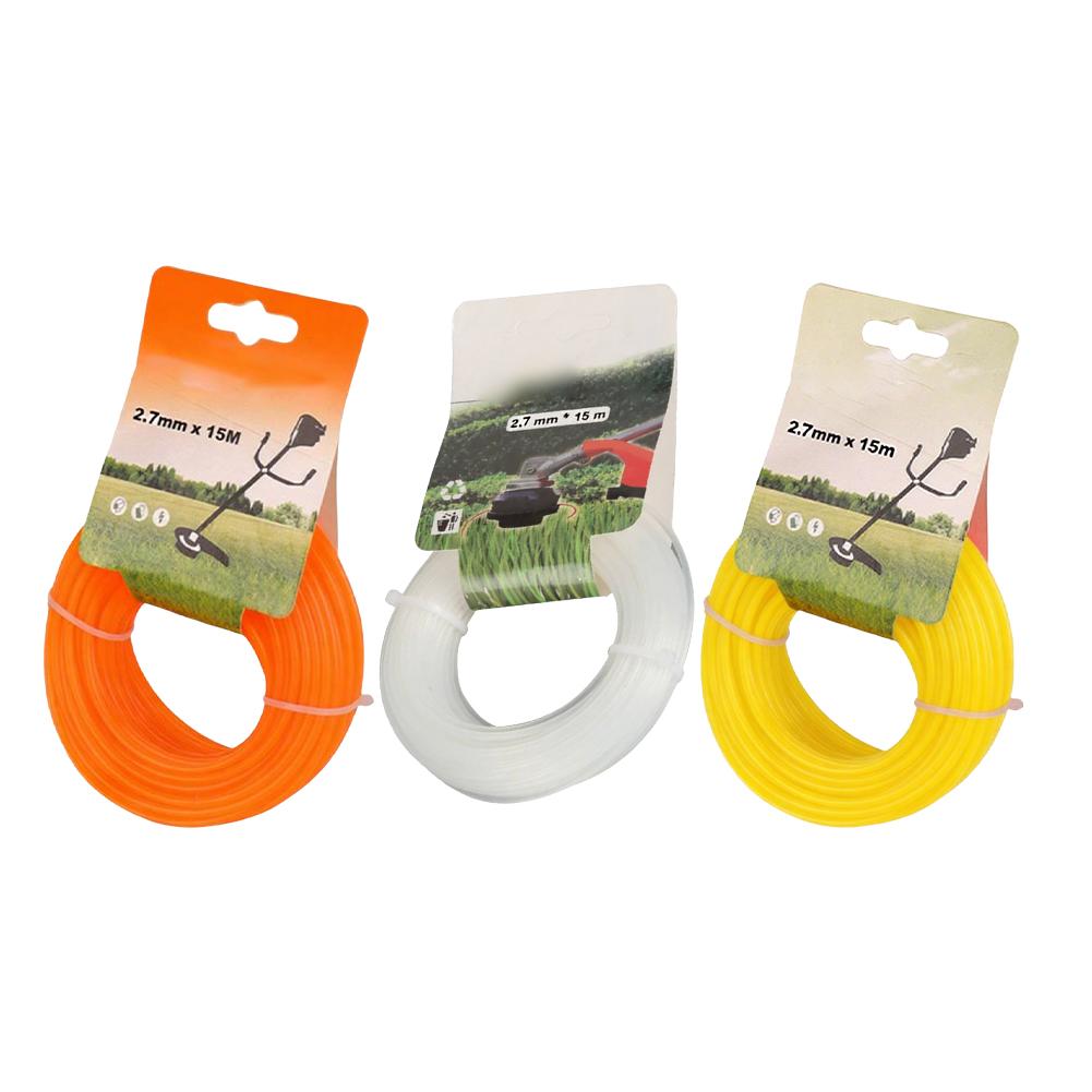 String Trimmer Line Commercial Lawn Mower Rope Fits Most Trimmer Heads 49ft For ECHO 235 For SL FS 56 RC,128LD Lawn Mower Parts