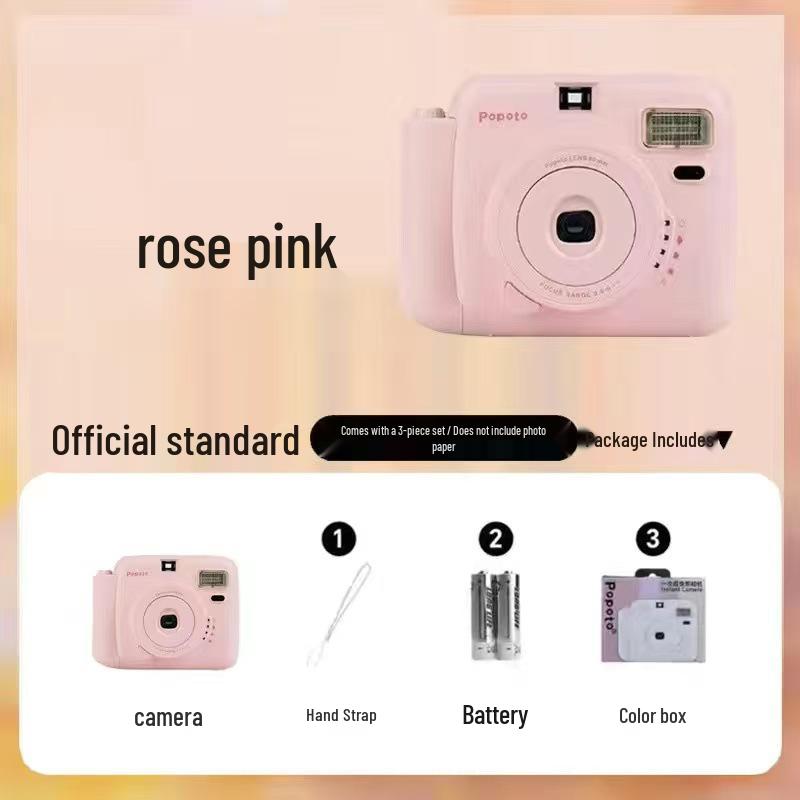 Popoto Mini Instant Camera - Portable Direct Print Student Travel Camera