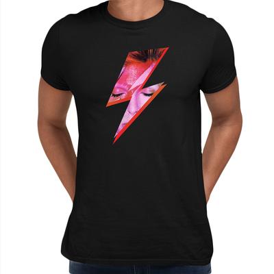 Rebel Ziggy Stardust Starman Print Music Rock Gift Men Women Unisex T-shirt