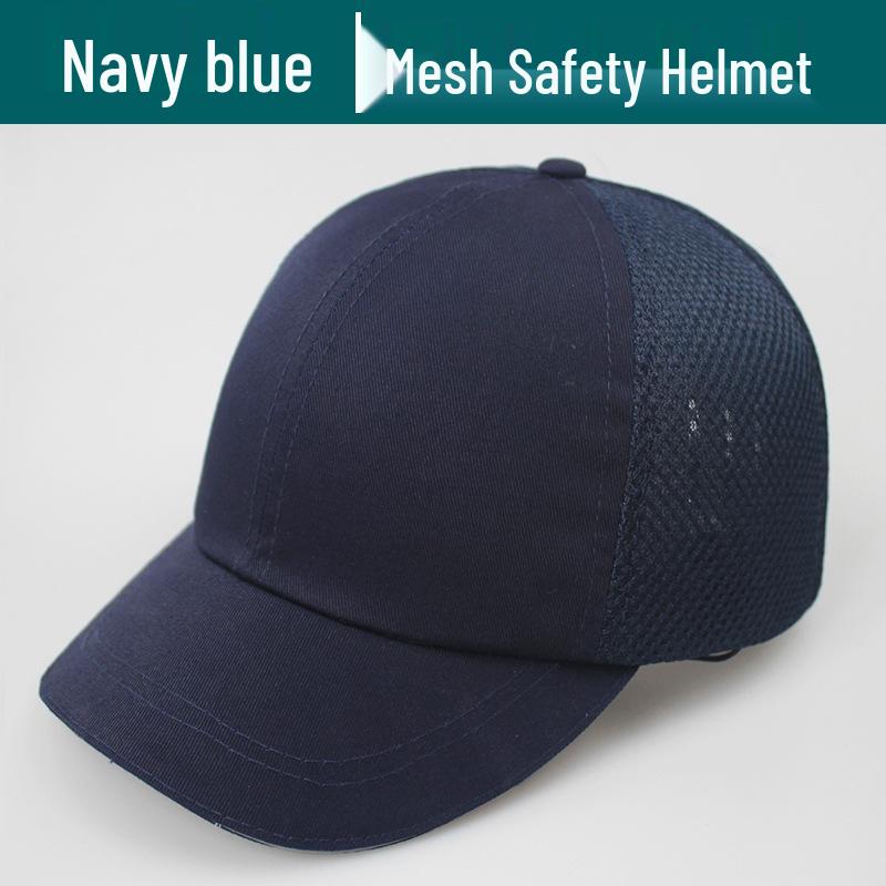 Lightweight Breathable Anti-Collision Bump Cap with Plastic Inner Shell for Construction