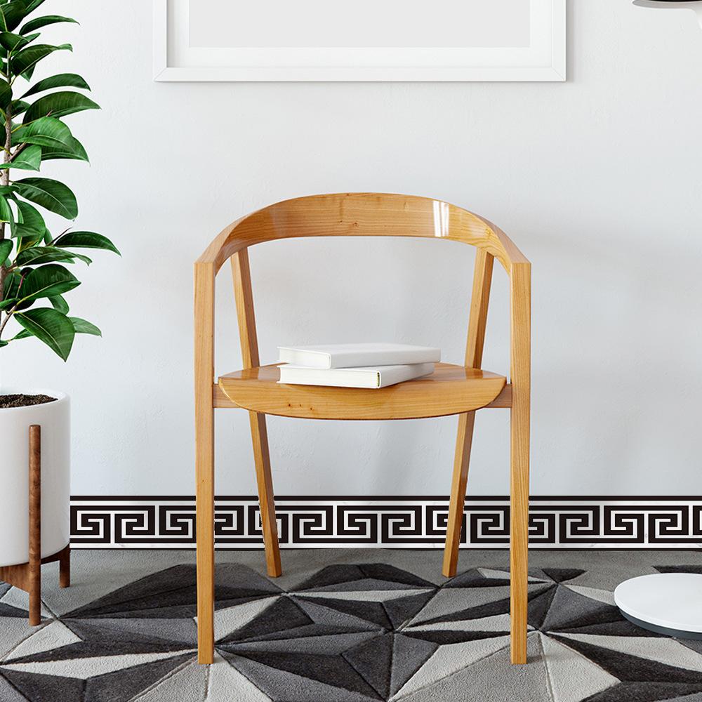 10x200cm Greece Style Tile Wall Sticker Self Adhesive Border Sticker Bathroom Kitchen Waistline Board Sticker Home Decoration