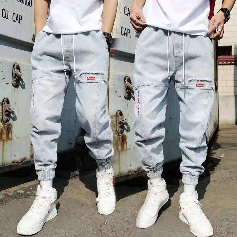 Jeans Casual Larghi da Uomo per la Primavera