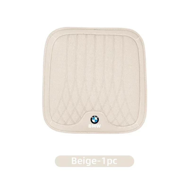 -Car Seat Cover Leather Auto Seat Pad Driving Cushion Anti-Slip Mat For BMW X1 X2 X3 X4 X5 X6 X7 F31 F48 F01 E46 F10 E39 F34 F87