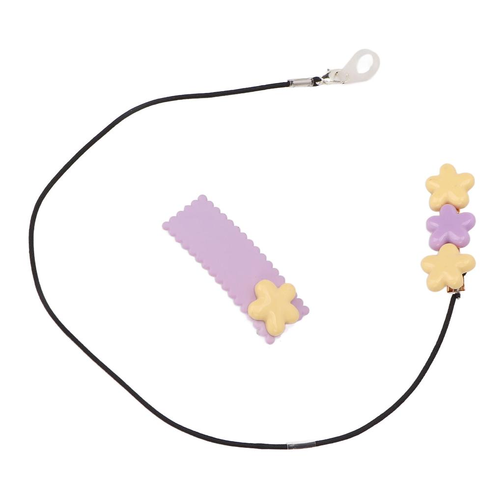 Hearing Aids Clip Prevent Loss Cute Flowers Flexible Portable Hearing Aid Lanyard Protector for Children Monaural