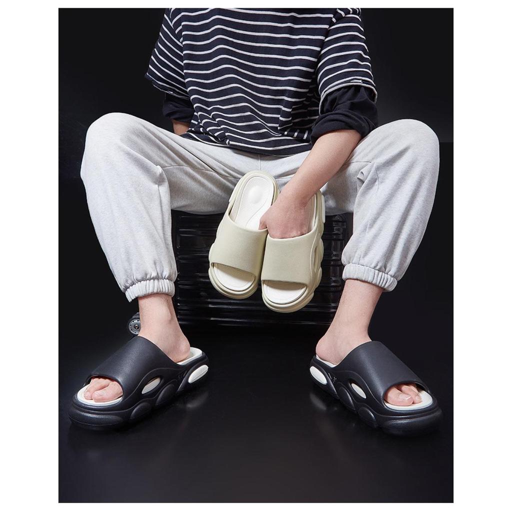Thick Soled, Men's Slippers, Summer, Height Increasing, Wear-resistant, Non Slip, Home Slippers, Sandals, Sandals