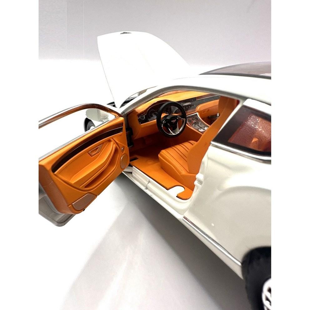 Bentley Continental Coupé 1:Diecast Modellauto im Maßstab 1:24 - Weiß