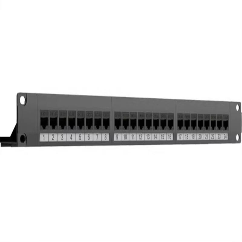 Jintu 24-Port CAT6 Punch-Down Free Network Patch Panel
