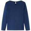 T-shirt enfants à manches longues bleu marine 92/104/116/128/140