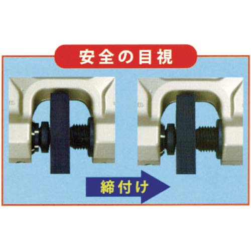 SUPERTOOL Screw Cam Clamp (J-Type) Twist Cam Type SJC0.5S