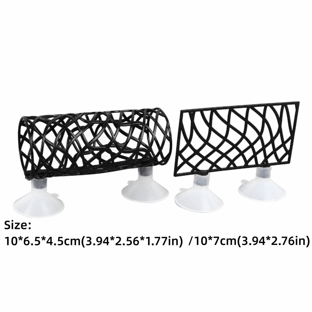 Fischspielzeug Kleines Loch Fischbett Tunnel Hohl Design Saugnapf Fisch Ruhe Röhre Versteck Höhle Betta Hängematte Aquarium