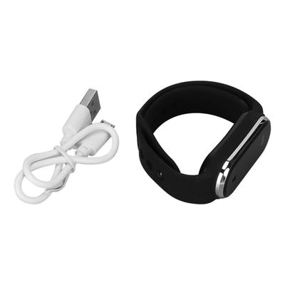 Ultraschall-Mückenschutz-Armband, wiederaufladbare Mückenschutz-Uhr mit Zeitanzeige