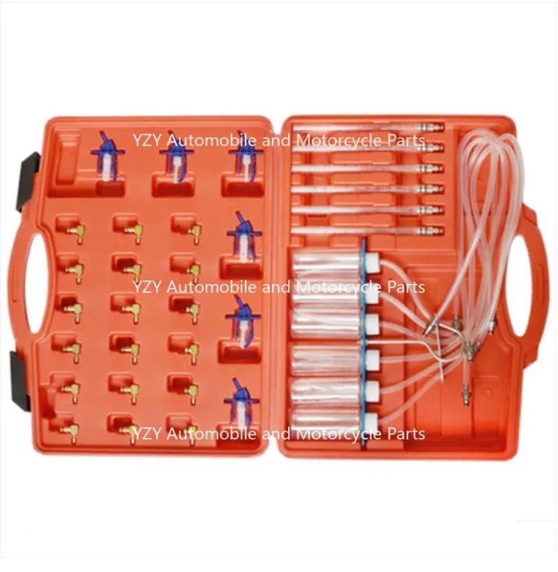 New Diesel Injector Flow Meter Test Kit Common Rail Adaptor Fuel Tester Set