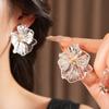 Female Personality Retro Flower Exaggerated Earrings