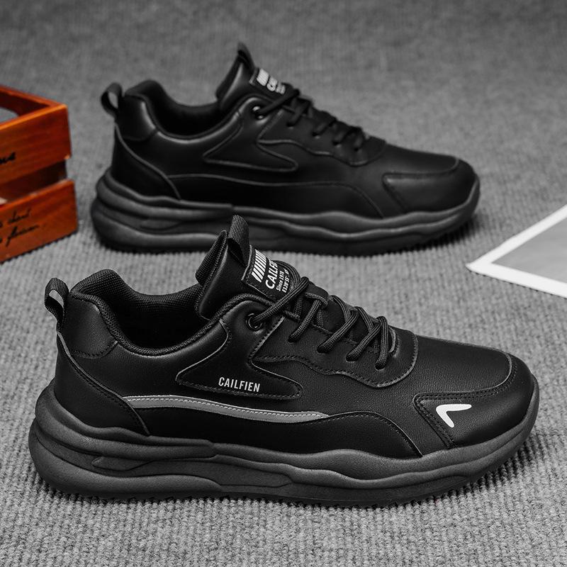 Lässige Sportschuhe für Herren Sommer Lässig Dicksohlige Herrenschuhe Weich Weiß Bequem Rutschfest Outdoor Mode Board Schuhe