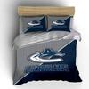 Vancouver Canucks Logo Bedding Set Print Bedding Set Duvet Cover Pillowcases (1* Duvet Cover 2* Pillowcases Do Not Include Comforter)