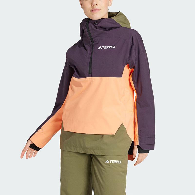 Adidas Xperior 2L Lined Rain.Rdy Anorak Outdoor Waterproof Windproof Breathable Durable Hooded Ski Jacket Women Jacket JE4063