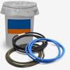 3Pcs Colorful Garbage Can Bands Durable Rubber Bands Universal Fit Trash Bag Holder  Household