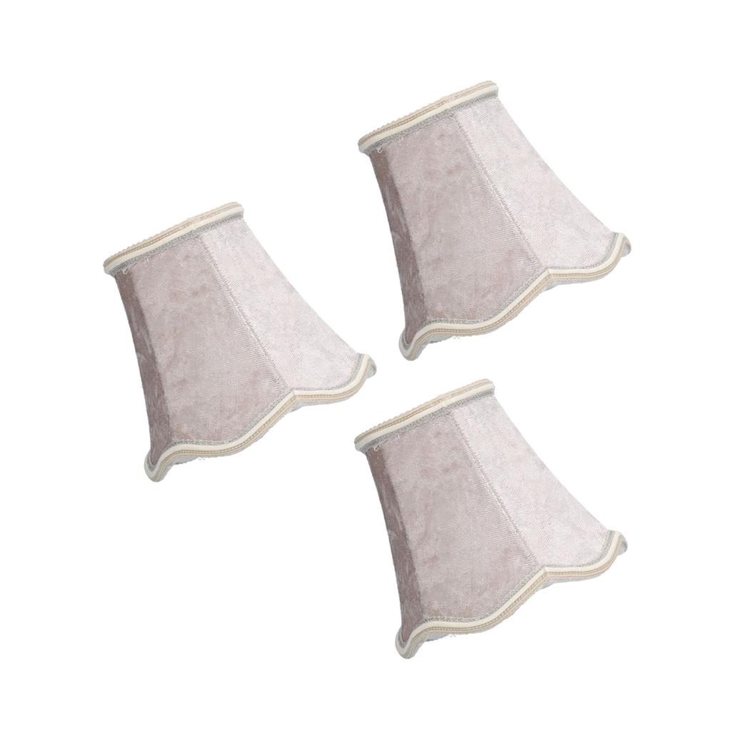 3Pcs ClipOn Lampshades Modern E14 Chandelier Table Lamp Shade Accessory for Home Hotel Club KTV