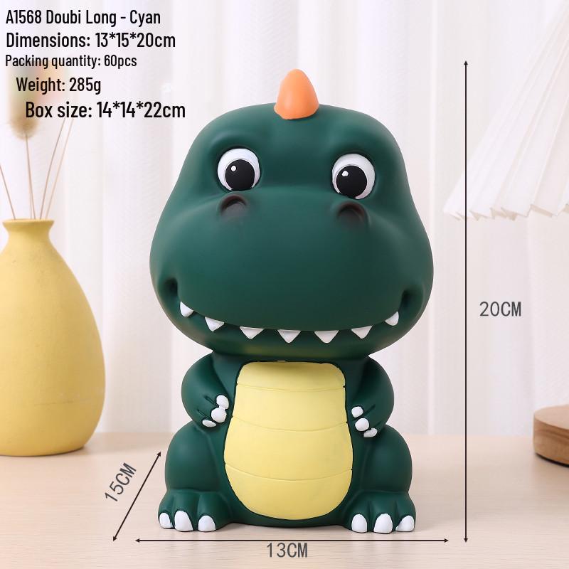 

Creative Dinosaur Piggy Bank - Cartoon Money Box & Birthday Gift for Boys