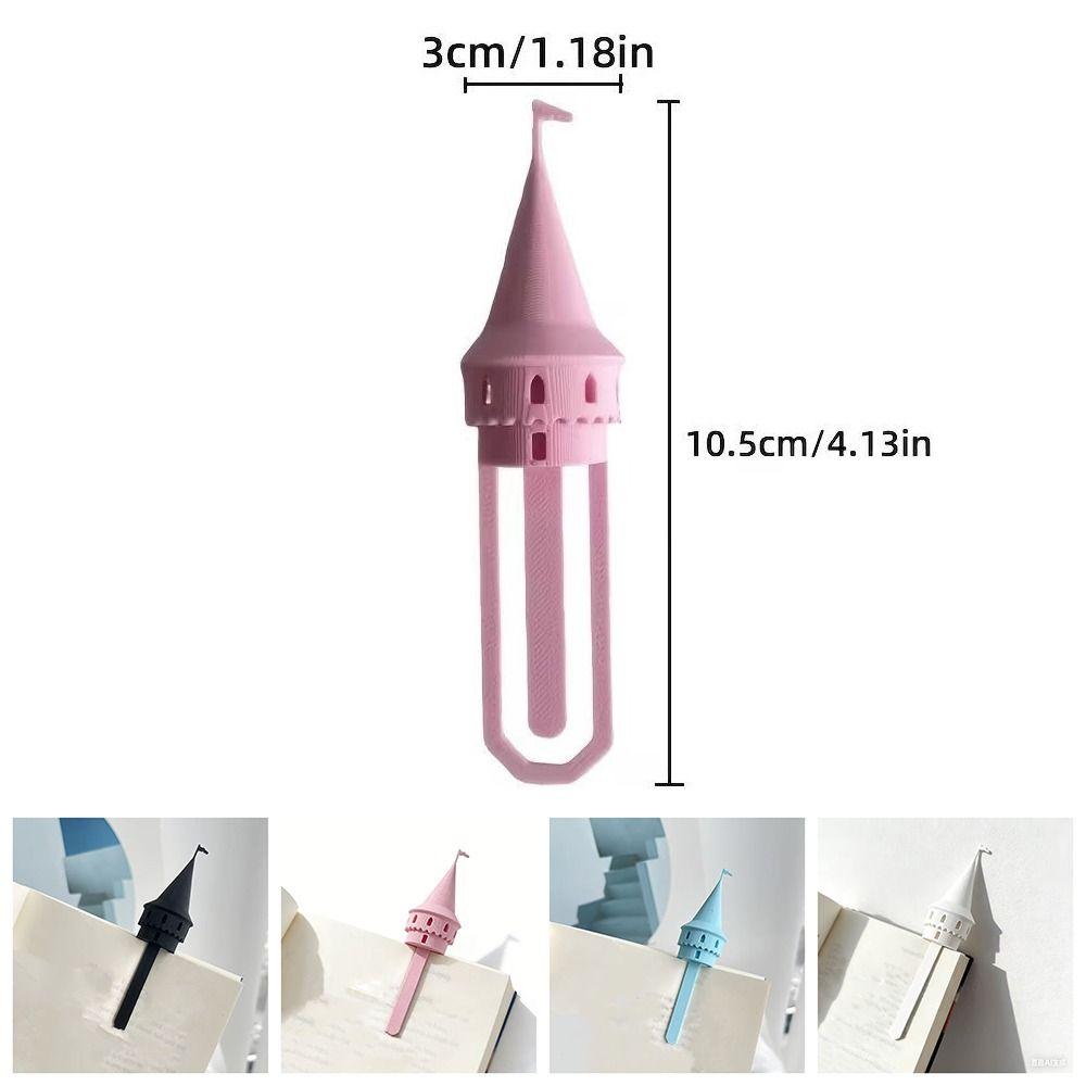 3D Printing Spire Bookmarks Fun Reading Stationery Perfect Gift Page Marker Student Gifts